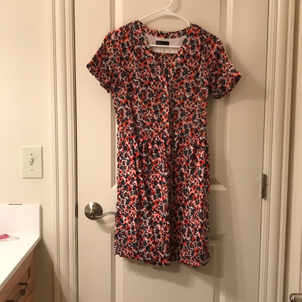 Floral Button Down Dress